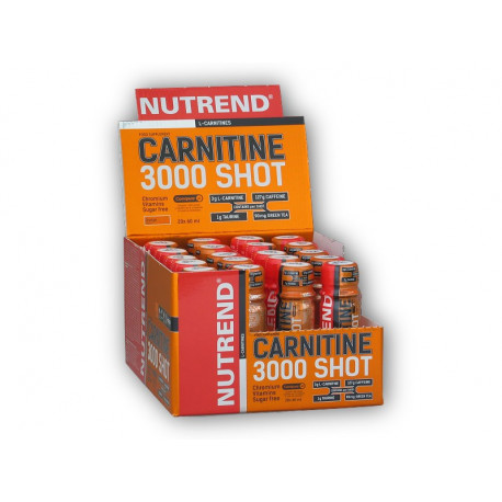 Carnitine 3000 Shot 20x60ml ampule - pomeranč