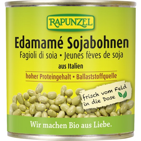 Bio sója edamame sterilizovaná 200g Rapunzel