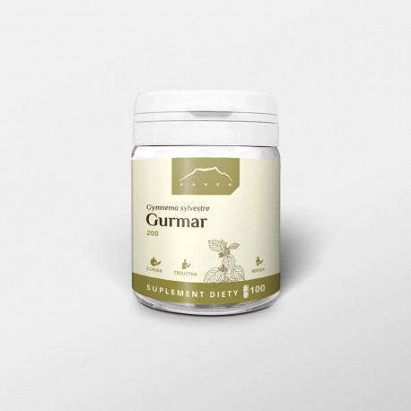 Gurmar 200mg - Gymnema sylvestre - 100 kapsúľ