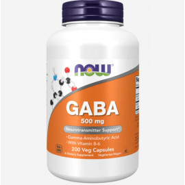 GABA 500 mg - NOW Foods, 200cps