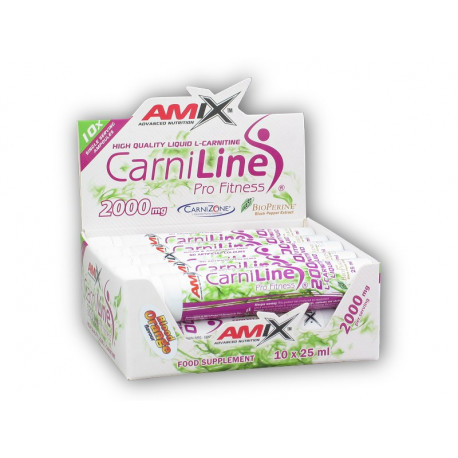 CarniLine 2000mg + BioPerine 10 ampuliek 25ml - ananás