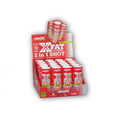 X-Fat 2 v 1 Shot Box 20x60ml - ovocný