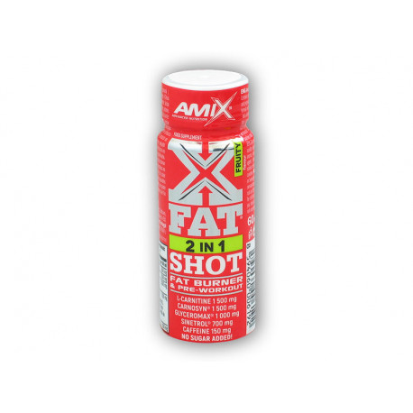 X-Fat 2 v 1 Shot ampulky 60ml - ovocné