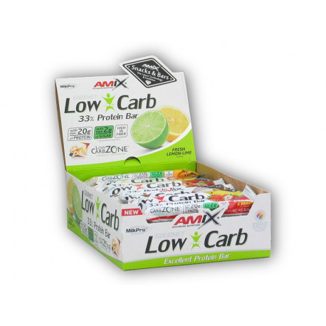 15x Low Carb 33% Proteínová tyčinka 60g - dvojitá holandská čokoláda