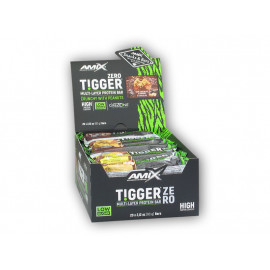 20x Tigger Zero Multi Layer Protein Bar 60g - arašidové maslo karamel