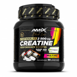 Black Line Creatine Creapure 2500 mg 60 žuvacích tabliet bez cukru