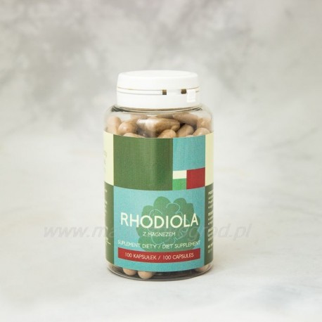 Rozchodnica ružová - Rhodiola kapsule s horčíkom - Rhodiola rosea - 30 kapsúľ